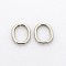 Tarnish Resistant Oval 201 Stainless Steel Open Jump Rings, Stainless Steel Color, 12 Gauge, 13x11x2mm, Inner Diameter: 7x10mm