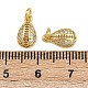 Латунные микро проложить кубического циркония подвески KK-D424-05G-3