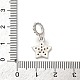 Латунные микро проложить кубического циркония подвески KK-D378-25S-3