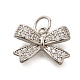 Подвеска из латуни с микропаве из кубического циркония KK-H508-26P-1