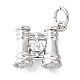 Латунные микро проложить кубического циркония подвески KK-V007-37P-1