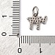 Латунные микропаве кубические цирконии чайные подвески KK-P308-62P-3