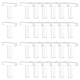 24 шт. акриловые штифты-скобы в виде сот FIND-BC0013-60C-1