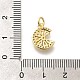 Латунные микро проложить кубического циркония подвески KK-L225-006G-01-3
