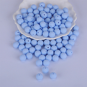 Круглые силиконовые фокусные бусины SI-JX0046A-116