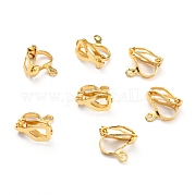Фурнитура для сережек-клипс из нержавеющей стали 304 STAS-P206-02G