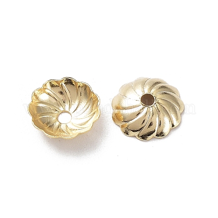 Шапочки и конусы для бусин KK-R149-16G-1