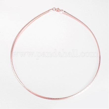 Ожерелья из нержавеющей стали 304 NJEW-D274-01RG-1