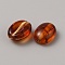 Transparent Acrylic Bead, Coffee Bean, Sienna, 10.5x8x5mm, Hole: 1mm
