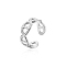 Elegant stainless steel diamond ring for daily wear, suitable for ladies.