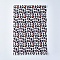 PU Leather Self-adhesive Fabric Sheet, Rectangle, Leopard Pattern, for Making Hair Bows and Earrings, White, 30x20x0.1cm