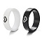 Alloy Finger Rings, Couple Rings, Heart, Inner diameter: 17mm~18mm