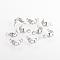 Tarnish Resistant 304 Stainless Steel Bead Tips, Calotte Ends, Clamshell Knot Cover, Stainless Steel Color, 8x4mm, Hole: 1mm