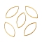 201 Stainless Steel Linking Rings, Eye, Golden, 26x12x1mm