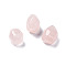 Natural Rose Quartz Beads, No Hole/Undrilled, Faceted, Nuggets, 15~19x13~15x12~15mm