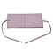 Microfiber Jewelry Storage Gift Pouches, Envelope Bags with Flap Cover, for Jewelry, Watch Packaging, Square, Plum, 8x8cm