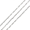 304 Stainless Steel Cable Chains, Soldered, with Spool, Stainless Steel Color, 2x0.7x0.3mm, about 328.08 Feet(100m)/Roll