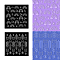BENECREAT 2 Pcs Acrylic Clay Texture Plates, Clear Reusable Clay Texture Plates with Weather, Owl, Botanical Patterns, Rainbow Shapes for All Types of DIY Crafts & Jewelry Making