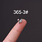 316L Surgical Stainless Steel Micro Pave Clear Cubic Zirconia Cartilage Earrings, Stainless Steel Color, Flat Round, 6mm, Pin: 0.8mm
