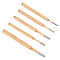 OLYCRAFT 5Pcs 5 Sizes Brass Punch Set Brass Drive Pin Punch Set Brass Punch Tools Accessories Removing Repair Tool for Watch Repair Jewelry Making Woodworking Crafts