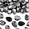 Preciosa® MAXIMA Crystal Fancy Stones, Czech Crystal, 435 16 301 Baroque Pear, Unfoiled, 23980 272 Hematite, 14x10mm