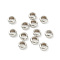 Non-Tarnish 201 Stainless Steel Spacer Beads, Flat Round, Stainless Steel Color, 5x2mm, Hole: 3mm