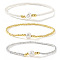 Gold Beaded Bracelet Set Summer 2025 Stylish and Versatile Five-Piece Jewelry Collection