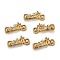 Brass Micro Pave Clear Cubic Zirconia Pendants, Long-Lasting Plated, Motobike, Real 18K Gold Plated, 12x28x10mm, Hole: 3.5mm, Ring: 5x1mm