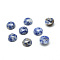 Natural Blue Spot Jasper Cabochons, Half Round, 6x3mm