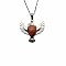 Peace Dove Water Droplet Crystal Necklace Pendant Fashion Ornament Simple Pendant