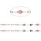 Handmade 304 Stainless Steel Dapped Chains, Cable Chains, with Enamel and Spool, Soldered, Flat Oval, Long-Lasting Plated, Colorful, 3x1.5x0.1~1mm, about 32.8 Feet(10m)/roll