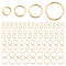 AHANDMAKER 400 Pcs Open Jump Rings 4 Sizes Stainless Steel Jump Rings Connector Rings Bulk for DIY Jewelry Craft Necklaces Bracelet Earrings Keychain, 20~21 Gauge, 4~8mm
