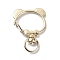Alloy Swivel Clasps, Bear, Light Gold, 3.6x2.65cm