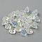 Handwork
 Lampwork Beads, Lotus Pod, Clear AB, 11x7mm, Hole: 1.5mm