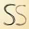 20Pcs Waxed Cotton Cord Necklace Making, with Alloy Lobster Claw Clasps and Iron End Chains, 2Pcs Metallic Wire Twist Ties, Mixed Color, 17-1/8 inch(435mm)