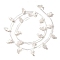 Natural White Shell Beads, Mermaid, Top Drilled, Creamy White, 13x6.5x2mm, Hole: 0.8mm