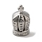 Non-Tarnish 304 Stainless Steel Beads, Crown, Stainless Steel Color, 12.5x7.5x8.5mm, Hole: 4mm