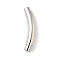304 Stainless Steel Bayonet Clasps, Rectangle, Stainless Steel Color, 45.5x9.5x8.5mm, Hole: 6mm