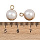Круглые подвески из натурального жемчуга KK-D423-08G-3