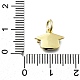 Латунь эмаль подвески KK-K400-30G-3