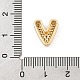 Латунные микро проложить кубического циркония слайд подвески ZIRC-I068-08G-4