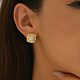 Серьги-гвоздики из латуни DM5598-4