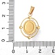 Подвески из натурального черного оникса (окрашенные и нагретые) STAS-C120-14G-07-3