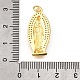 Латунные микро проложить кубического циркония подвески KK-U072-30G-3