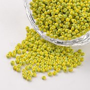 12/0 непрозрачные цвета просачиваться стеклянные бусины SEED-M008-C32