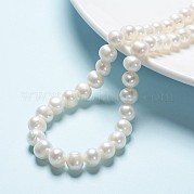 Нити из натурального культивированного пресноводного жемчуга PEAR-F007-19