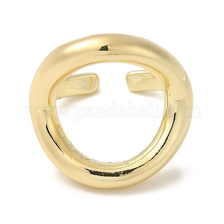 Латунные открытые кольца манжеты RJEW-Q778-51G-1