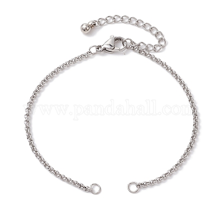 Изготовление браслета-слайдера из нержавеющей стали 304 AJEW-JB01279-01-1