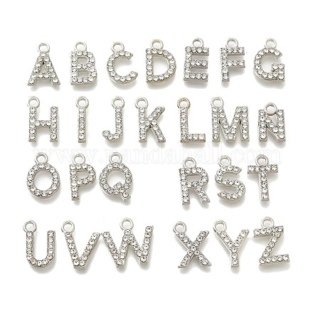 Подвески сплава Rhinestone ENAM-K075-01P-1