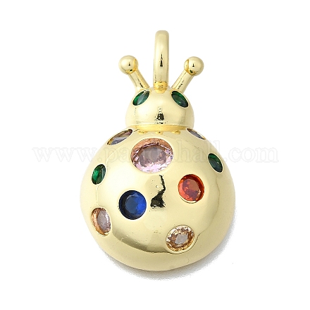 Латунные подвески из микро-паве KK-V010-15G-1